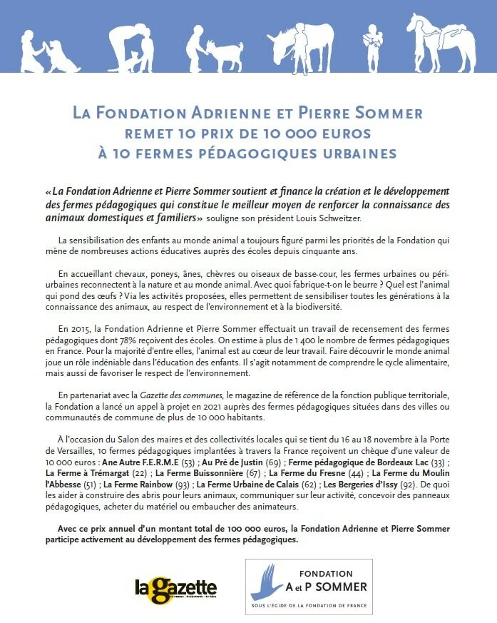 Fondation A et P Sommer - Image newsletter