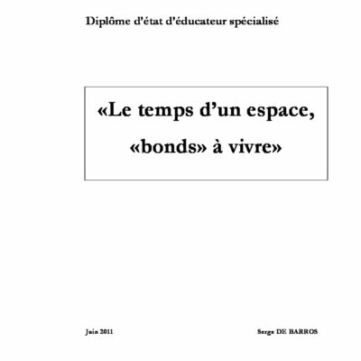 Le temps d'un espace