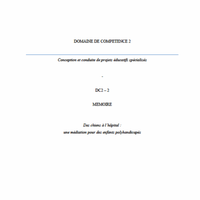 Des chiens à l'hôpital : une médiation pou des enfants polyhandicapés