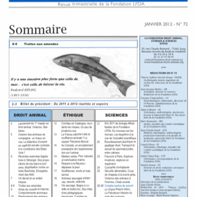 Lancement du premier master en droit animal