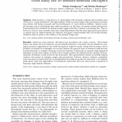 Human-animal relationships