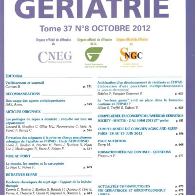 Médiation animale et maladie d'Alzheimer : bénéfices sur l'apathie des malades en institution