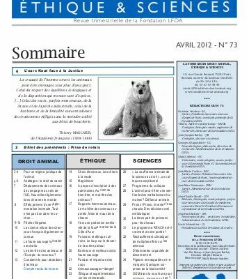 Pour un régime juridique de l'animal